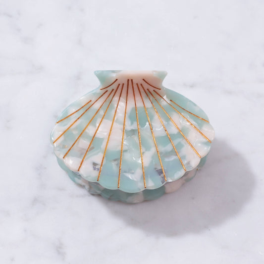 Scallop Shell Hair Clip Large