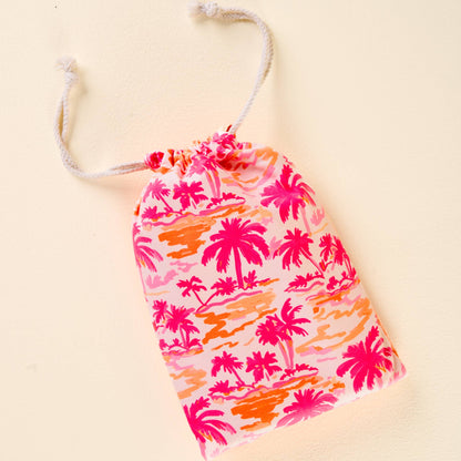 XL Quick-Dry Beach Towel-Paradise Palms