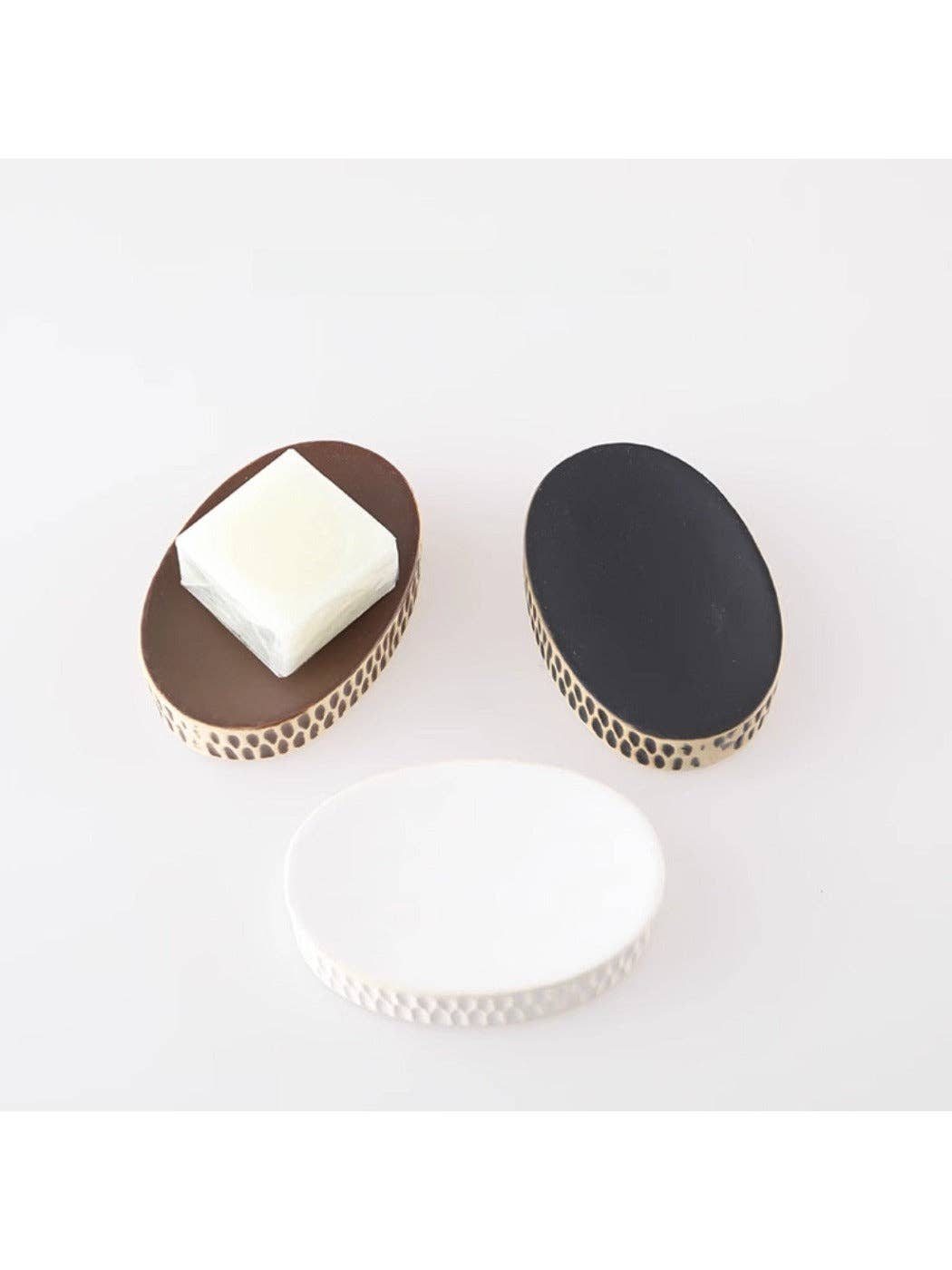 Rowa - Oval Ceramic Soap Dish: WHITE