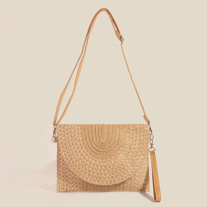 Tight Woven Envelope Clutch Bag: TA