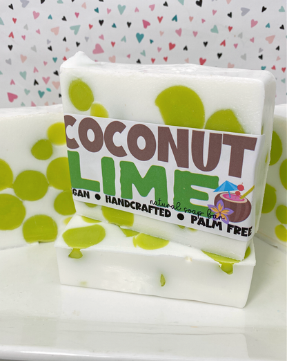 Coconut Lime - Handmade Soap Bar - Spring/Summer