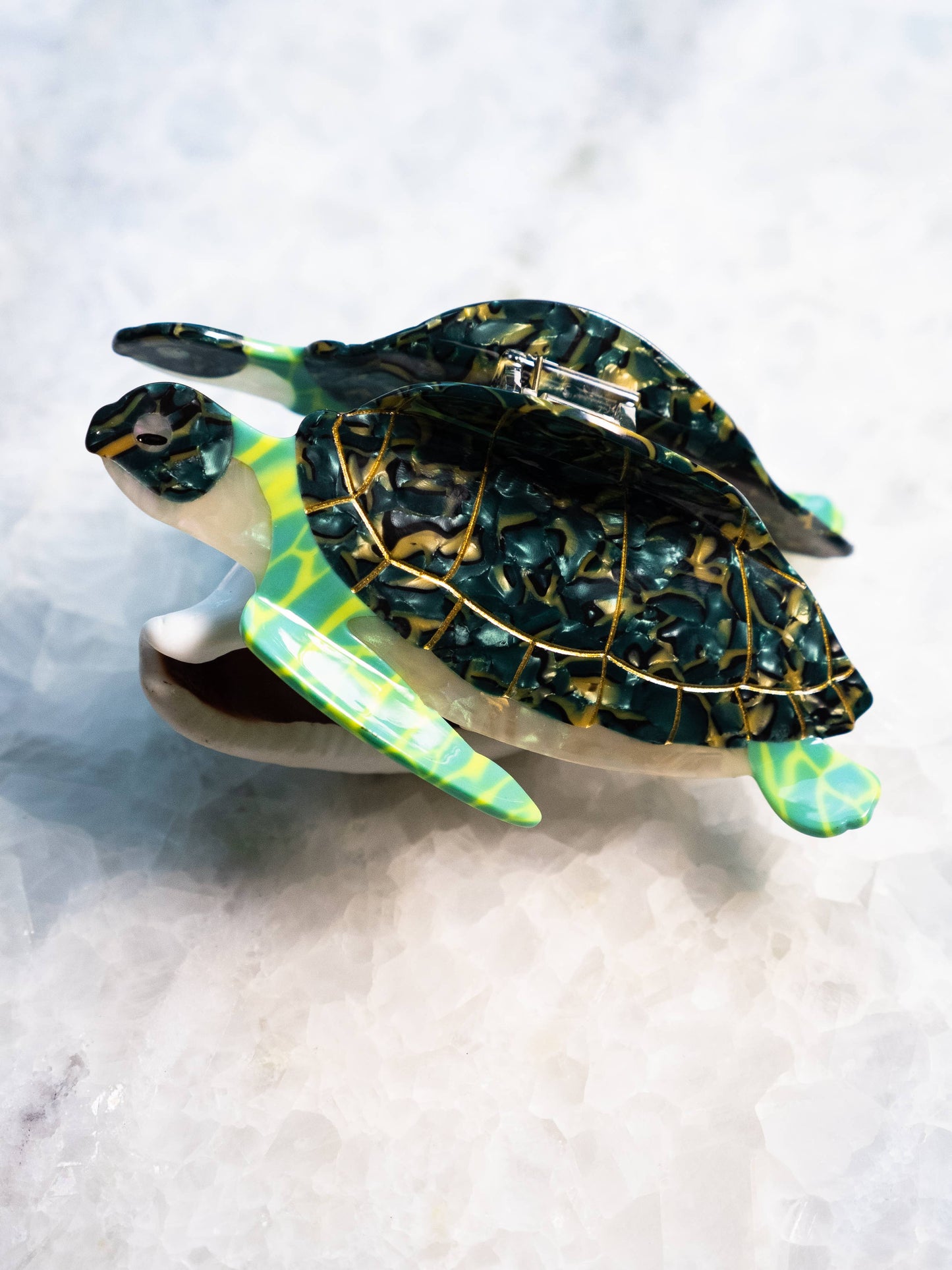 Eco Friendly Loggerhead Turtle Hair Clip, Large