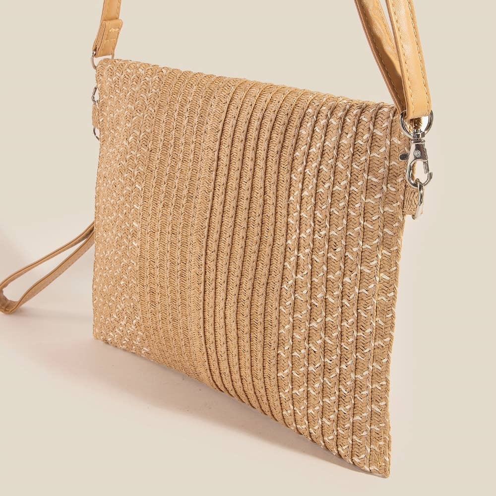 Tight Woven Envelope Clutch Bag: TA