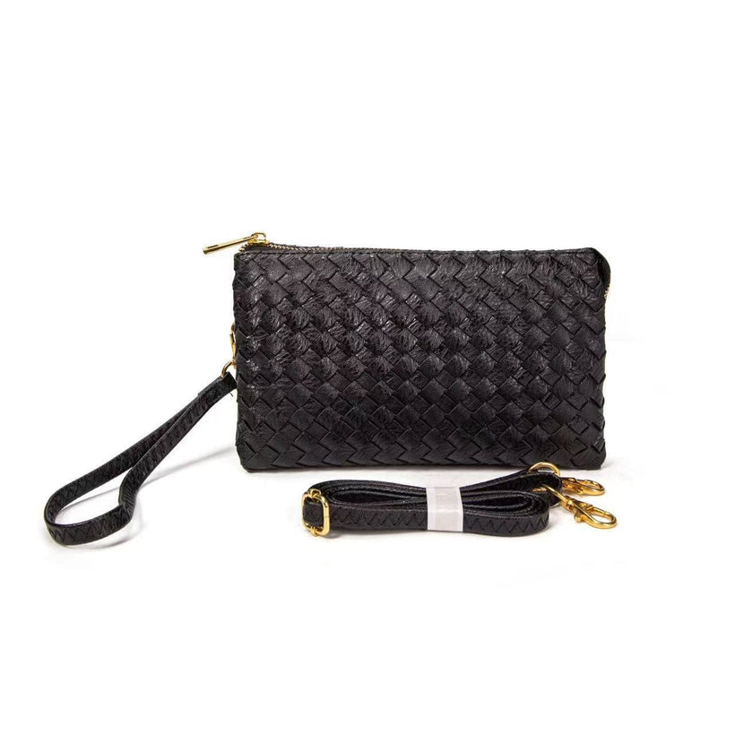 Clutch/Crossbody Bag: Black