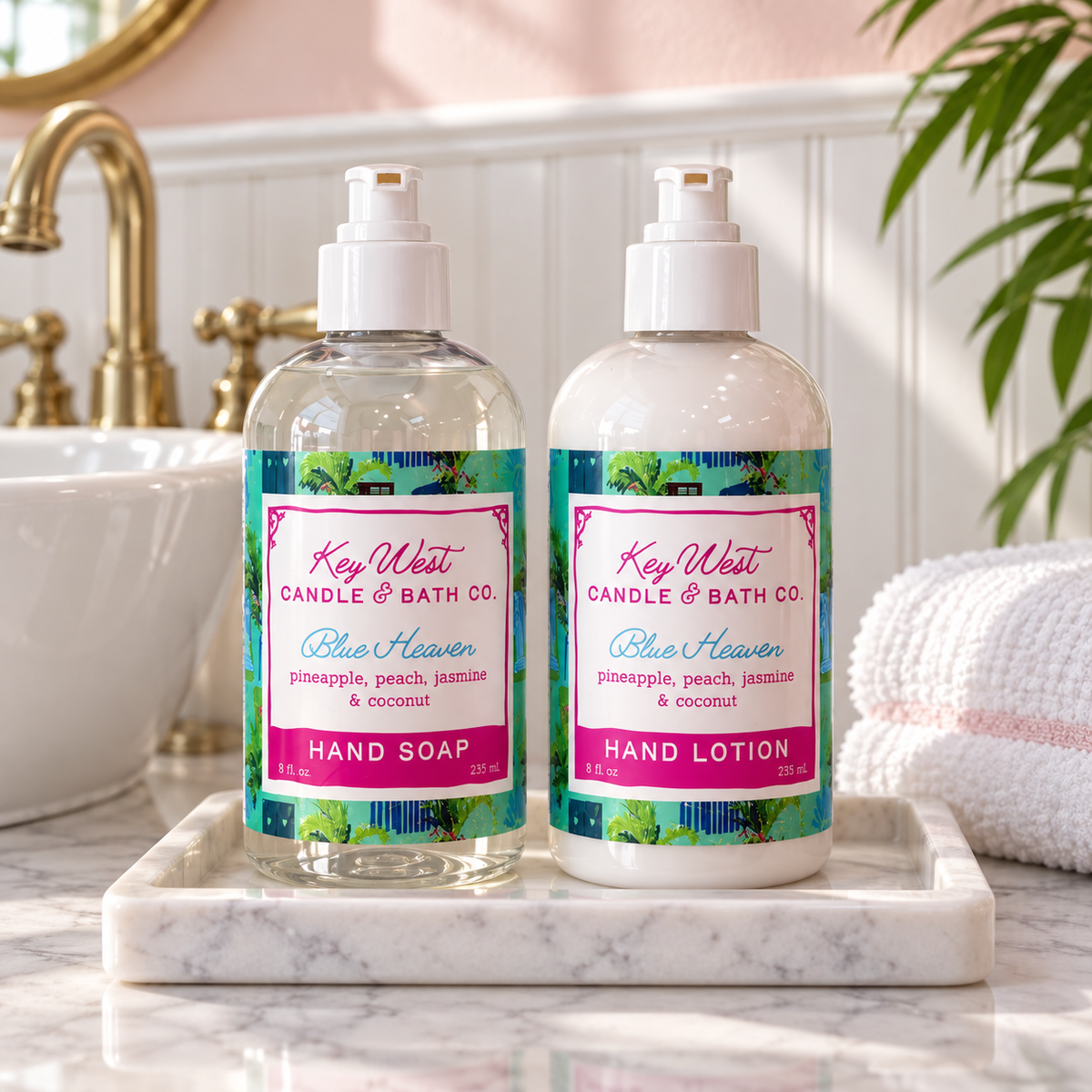 Blue Heaven - 300ml Hand Soap & Lotion Set