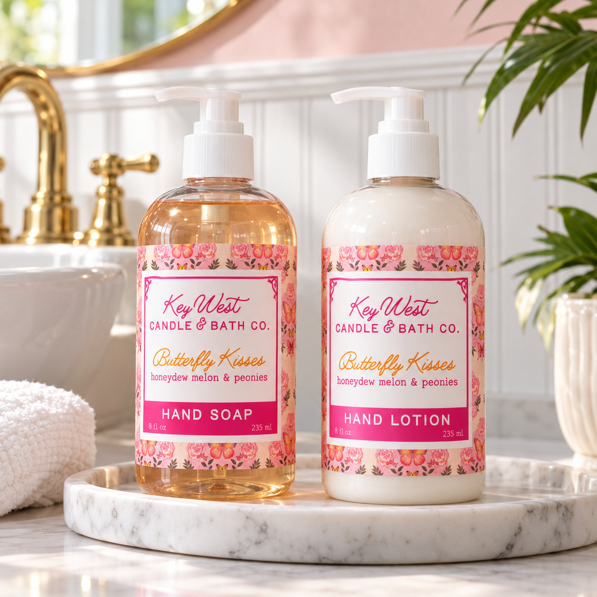 Butterfly Kisses - 300ml Hand Soap & Lotion Set