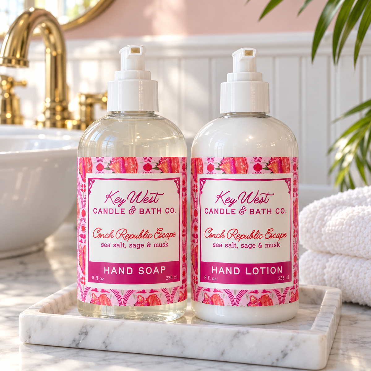 Conch Republic - 300 ml Hand Soap & Lotion Set