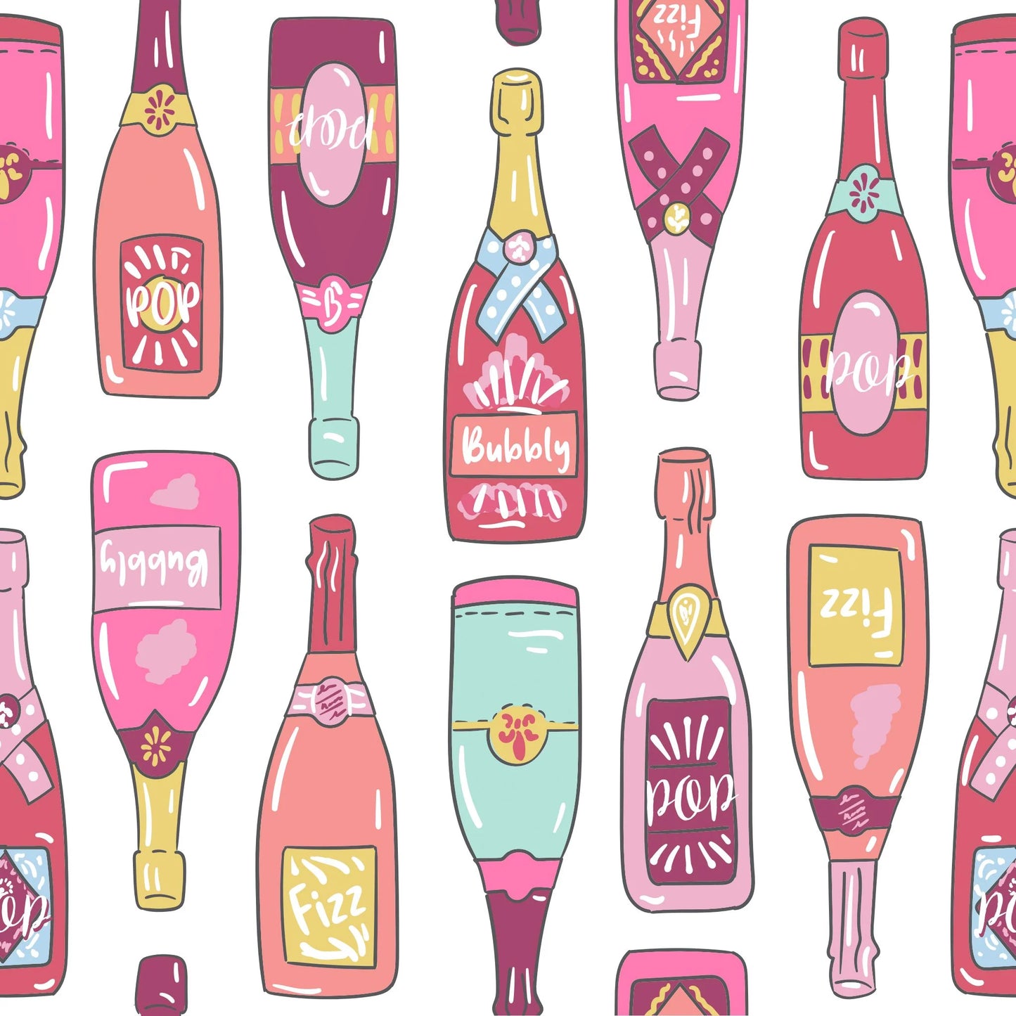 Bubbly Silky Satin Robe: M/L