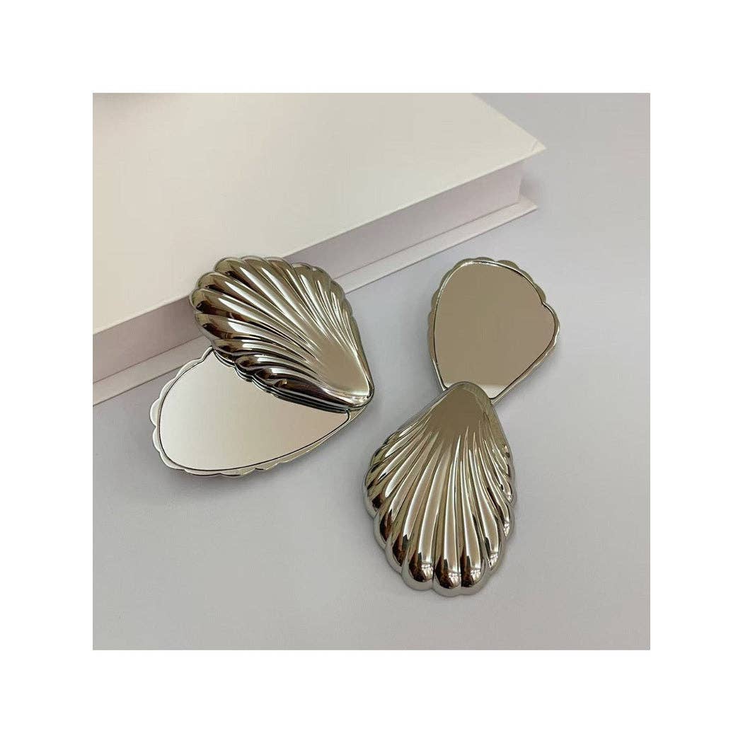Mirroray - Hand-Held Makeup Mirror Double-Sided: Gold