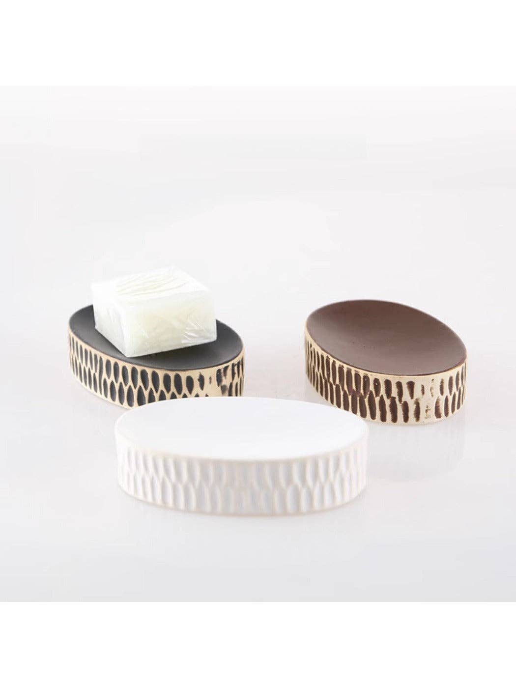 Rowa - Oval Ceramic Soap Dish: WHITE