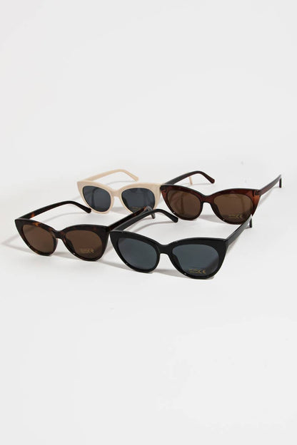 Classic Cat Eye Frame Sunglasses: Assorted