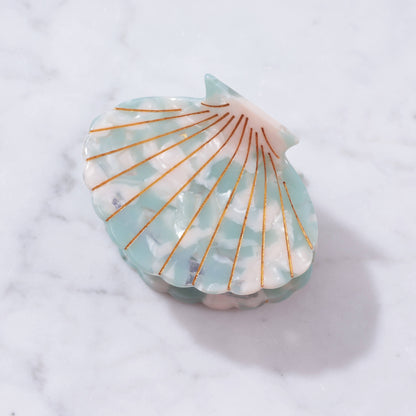 Scallop Shell Hair Clip Large